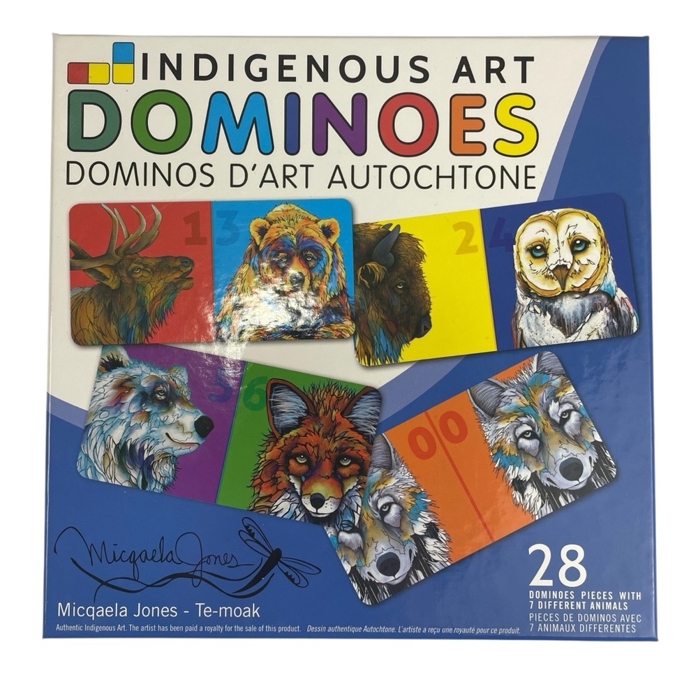 Indigenous Art Dominoes Set Ages 2+ NEW